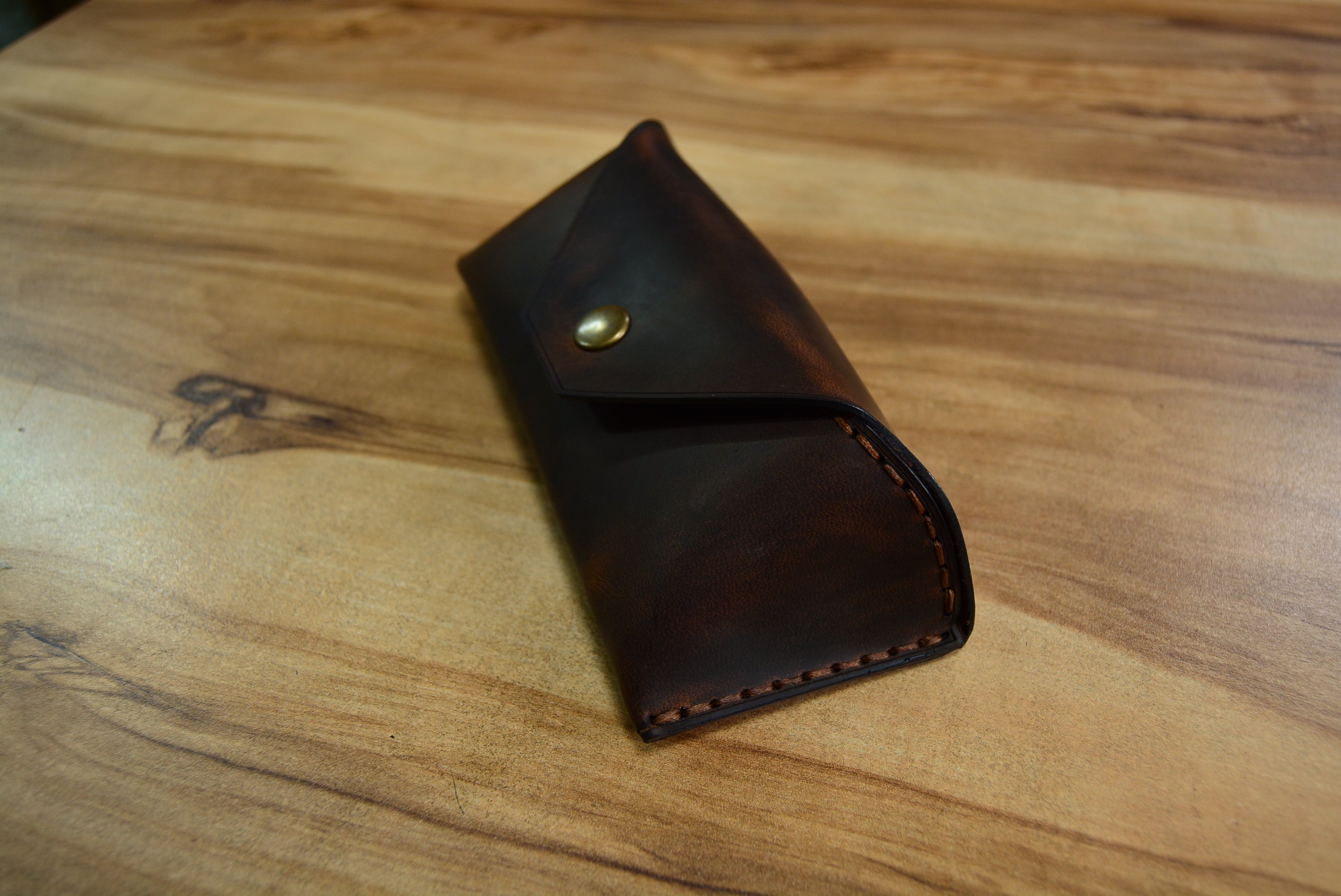 Gözlük Kılıfı V-2 El Yapımı Deri