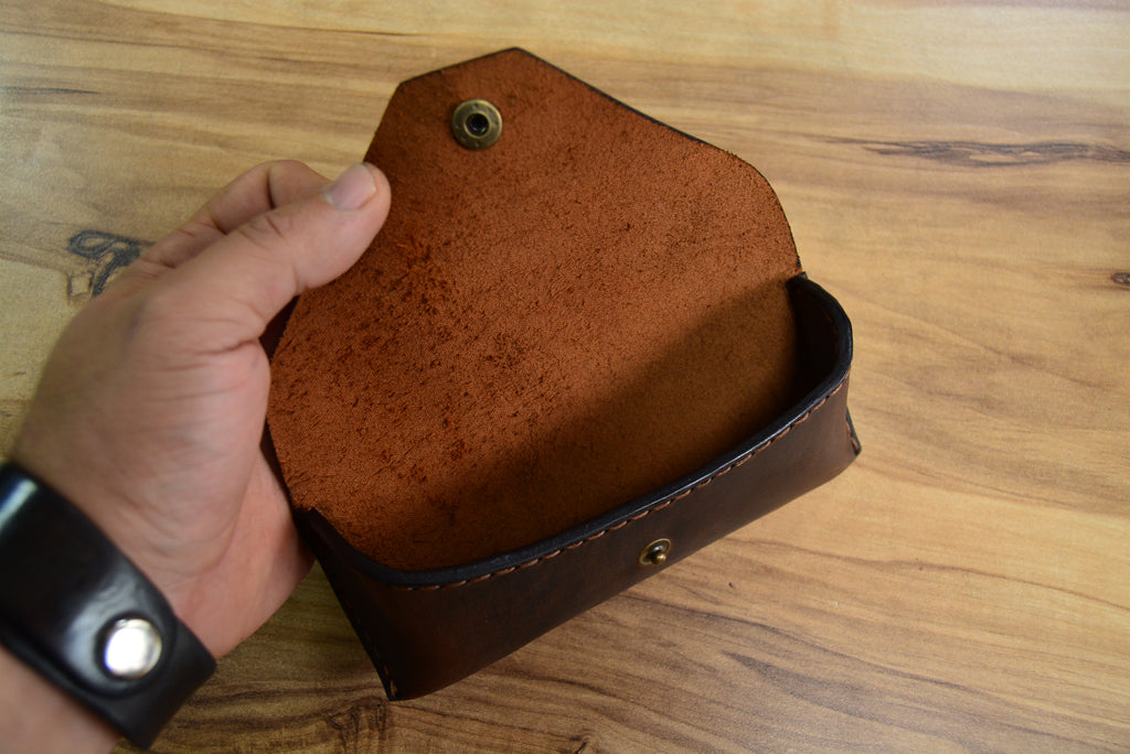 Gözlük Kılıfı V-2 El Yapımı Deri