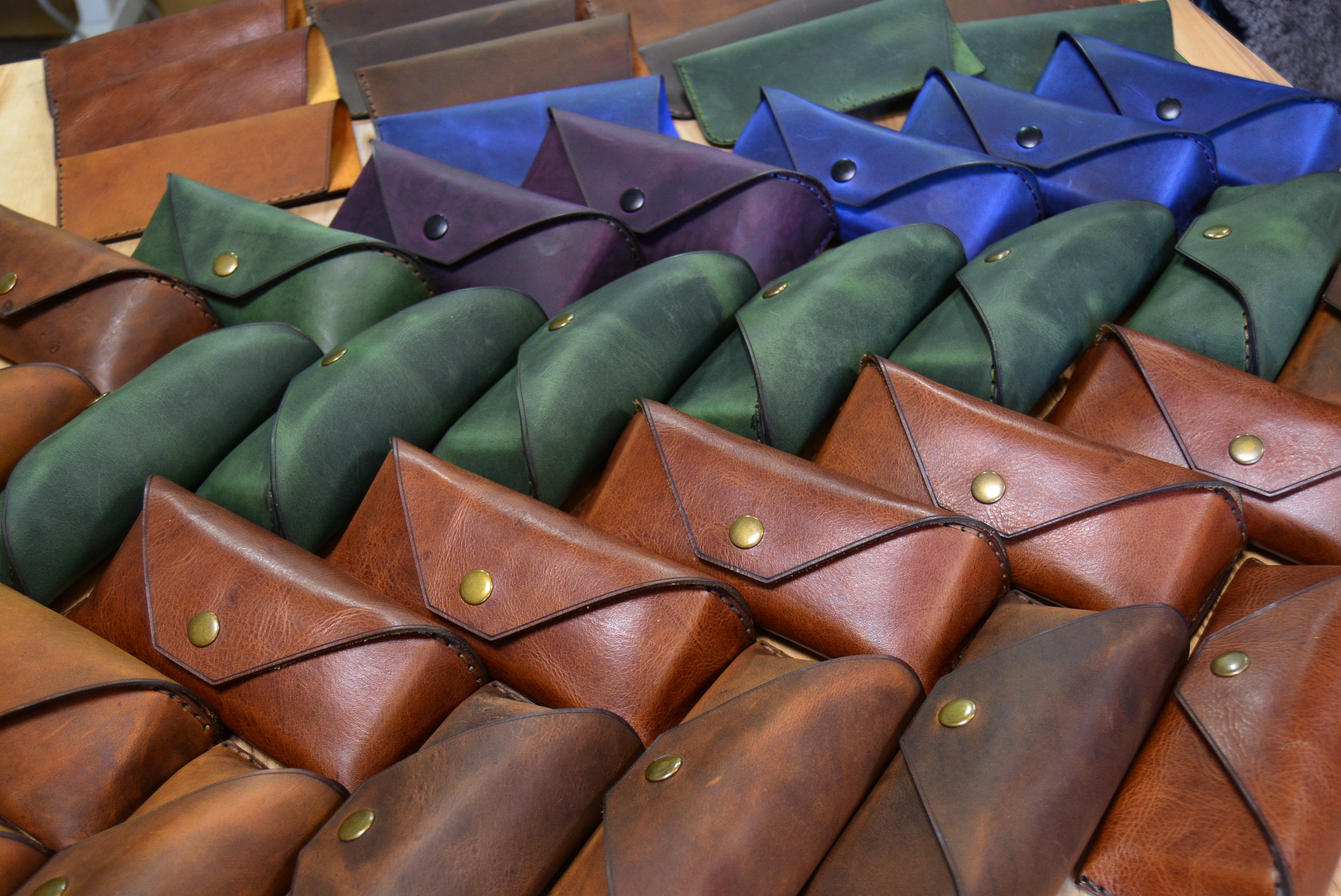 Gözlük Kılıfı V-2 El Yapımı Deri