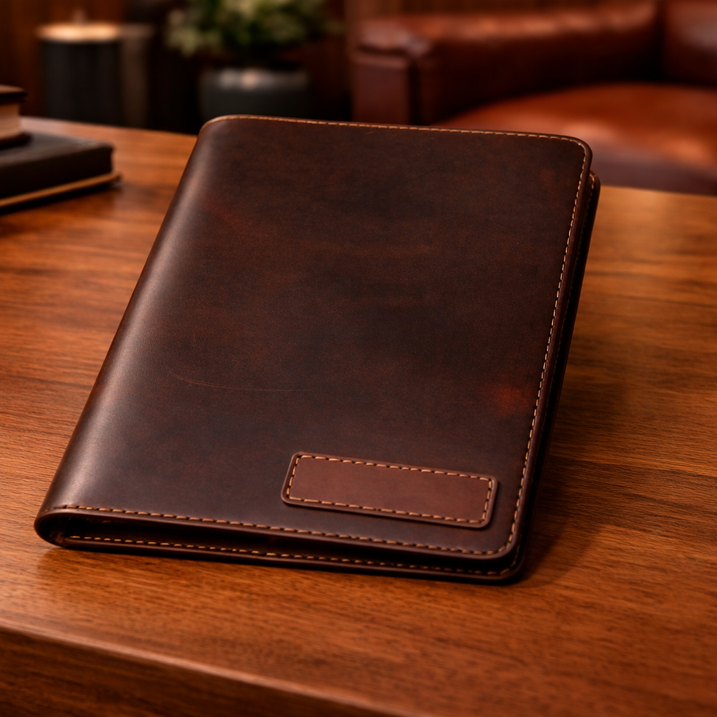 Greg Tablet Kılıfı Organizer Deri El Yapımı Hakiki Deri