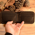 Gladiator Cüzdan Bifold Çıtçıtlı Tasarım Hakiki Deri El Yapımı
