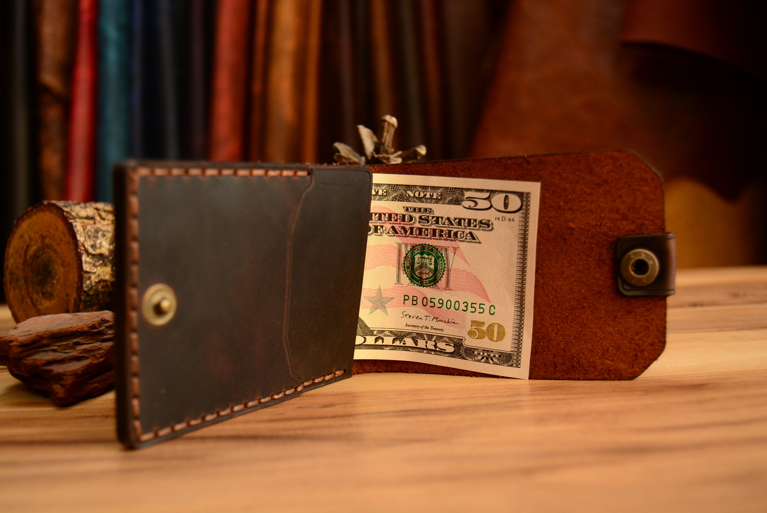 İksion Kartlık Kompakt Tasarım Hakiki Deri El Yapımı