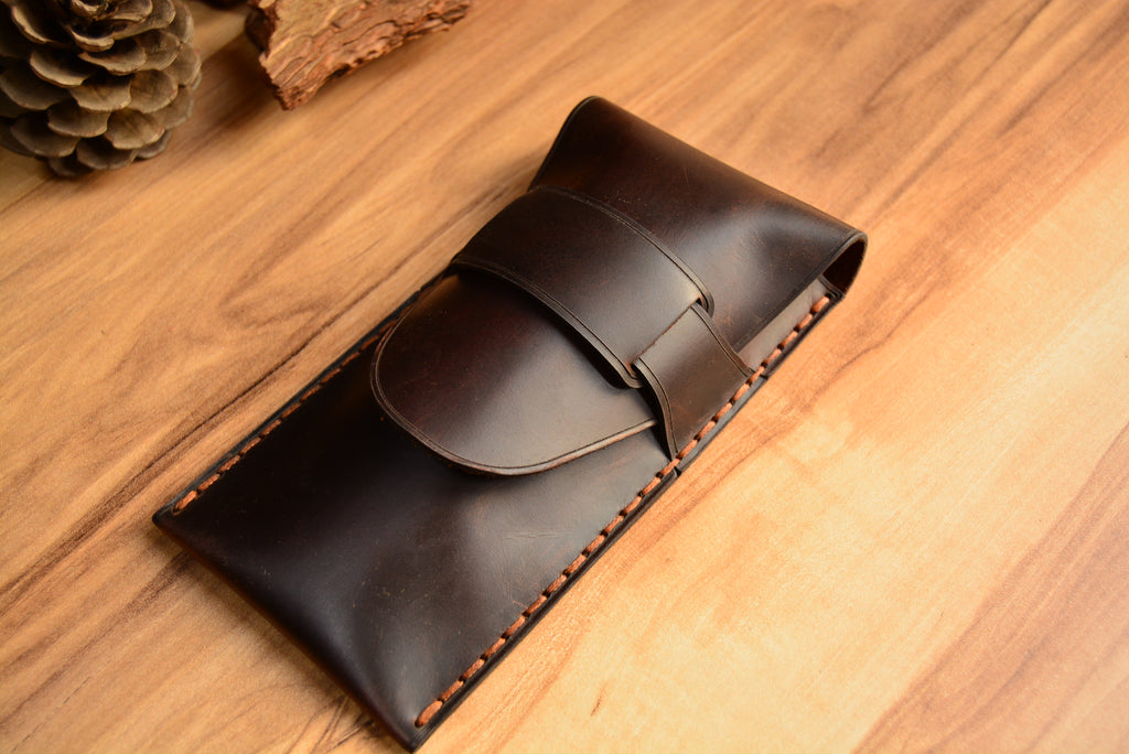 Kol Saati Kılıfı Tekli Hakiki Deri El Yapımı