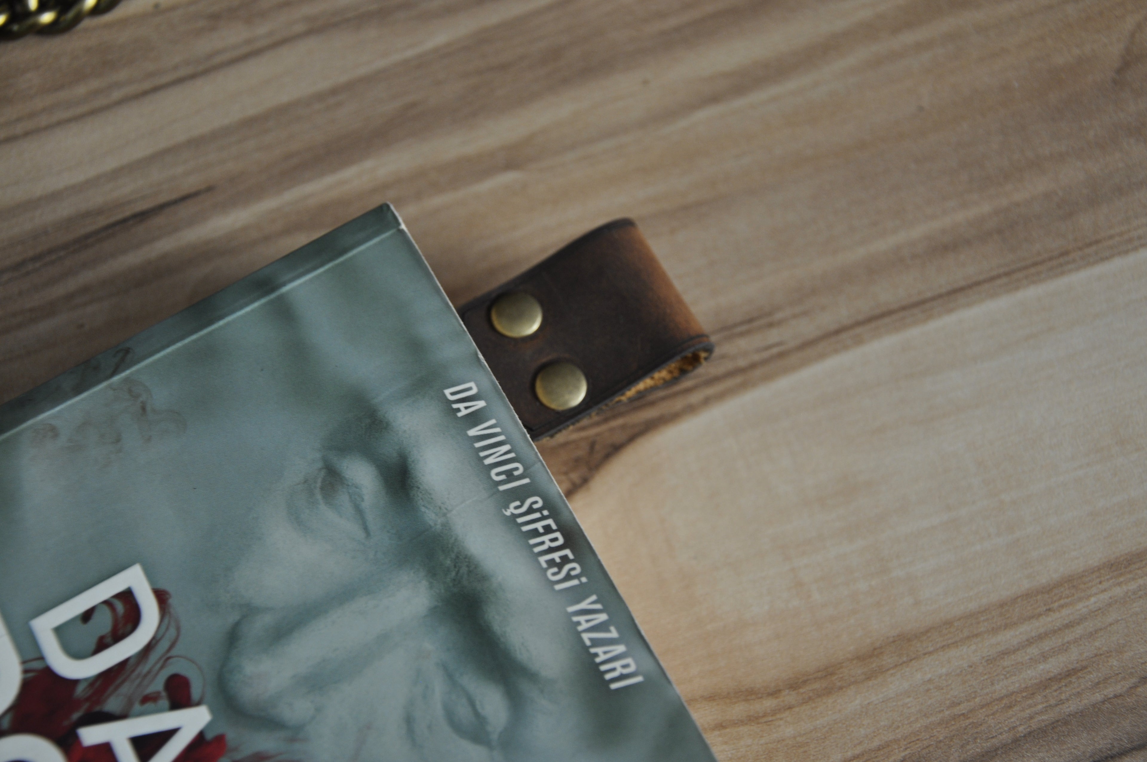 Hakiki Deri Kitap Ayıracı Kurdele Tasarım