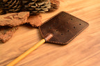 Deri Sinek Sopası Hakiki Deri El Yapımı Ahşap Saplı (Fly Swatter)